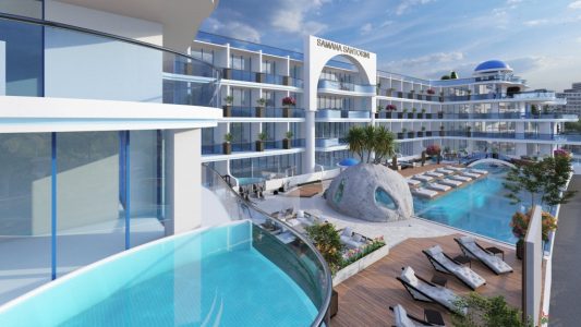 Santorini Apartments by Samana Developers at Dubai Studio City