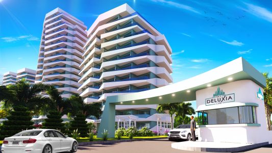 Sky Deluxia Life Apartments in Long Beach, Iskele