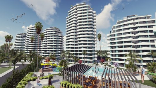 Sky Deluxia Life Apartments in Long Beach, Iskele