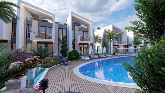 Atoll Rain Complex Apartments in Lapta, Kyrenia