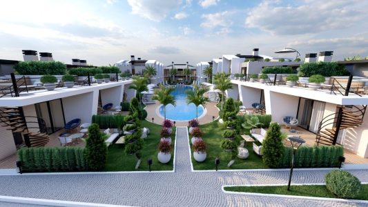 Atoll Rain Complex Apartments in Lapta, Kyrenia