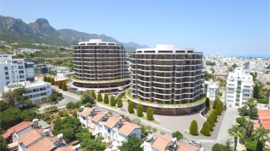 CC Tower Apartments in Bogaz, Iskele