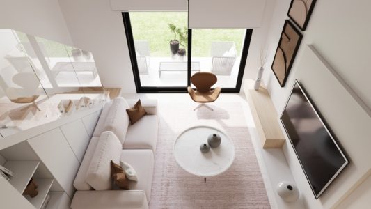 Courtyard Platinum Apartments in Bogaz, Iskele