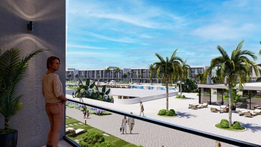 Courtyard Platinum Apartments in Bogaz, Iskele