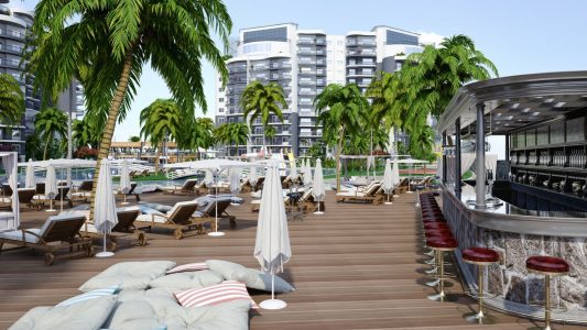 Edelweiss Residence Apartments in Long Beach, Iskele