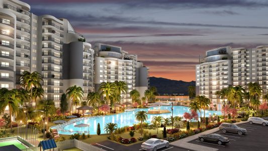 Edelweiss Residence Apartments in Long Beach, Iskele