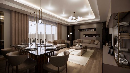 Retro Palm Apartments in Bagcilar, Istanbul
