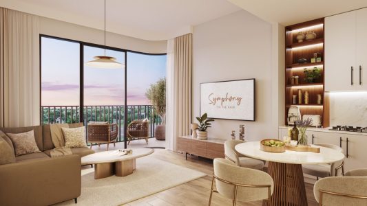 Symphony Apartments by Nshama Developers at Town Square, Dubai