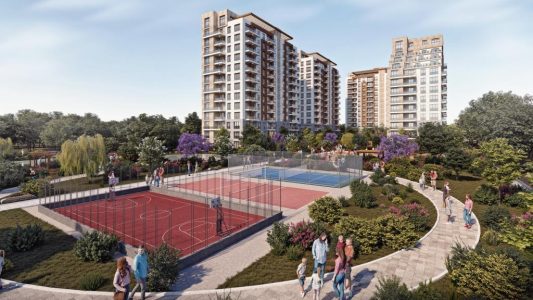 Favorist Gol Evleri apartments in Buyukcekmece, Istanbul