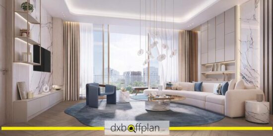 Beach Walk Residence living room with stylish decor.