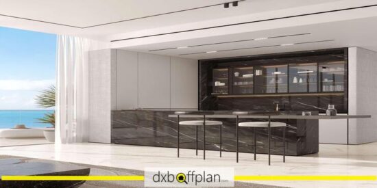 The Astera Kitchen: Modern kitchen equipped with sleek appliances, stylish cabinetry, and ample space for culinary creations.