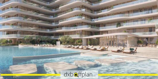 The Astera Infinity Pool: Infinity pool with panoramic sea views, lined with sun loungers and palm trees.