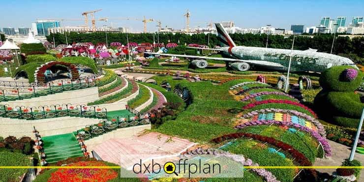 جاذبههای اصلی باغ گل معجزه دبی