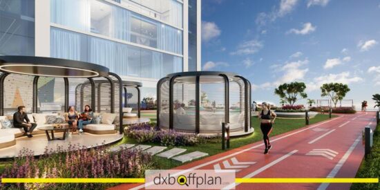 Oasiz by Danube - Surroundings: Scenic area with landscaped gardens, walking paths, and nearby amenities, creating a serene community atmosphere.