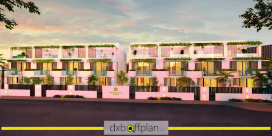 Sunset Grove Homes: Elegant townhouse with private pool and jacuzzi in JVC, Dubai.