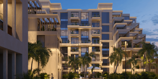 Arisha Terraces - Modern exterior with greenery.