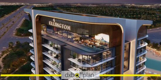 Belgrove Residences - Night View: Illuminated building showcasing architectural beauty.