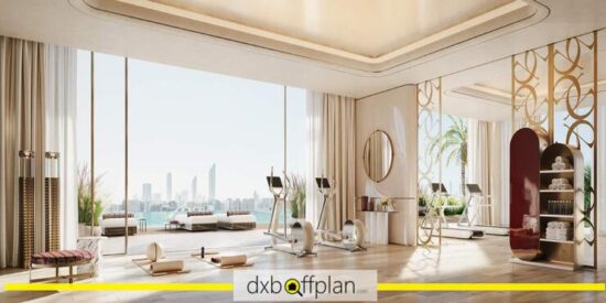 Elie Saab Apartments - Fitness Center: State-of-the-art fitness center with modern equipment.