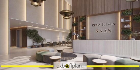 Reem Eleven Apartments - Lobby Area: Elegant lobby with contemporary decor and natural light.