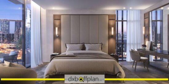 Reem Eleven Apartments - Bedroom: Cozy bedroom with a king-sized bed and balcony view.