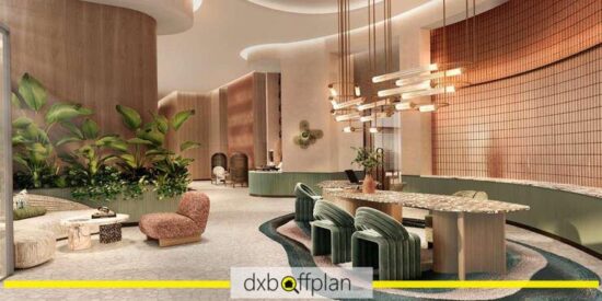 دبليو ريزيدنس - يتميز التصميم الداخلي للبهو الأنيق بديكور معاصر وعناصر فنية وأجواء ترحيبية.