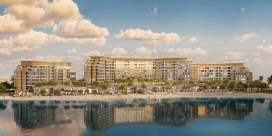 Luxury 1-3 bedroom apartments at Aquamarine Beach Residences, Siniya Island.