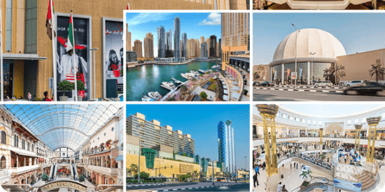 Top Shopping Centres in Dubai