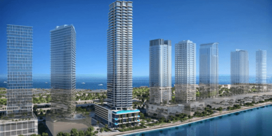 LIV Maritime stands as a landmark in Dubai Maritime City.
