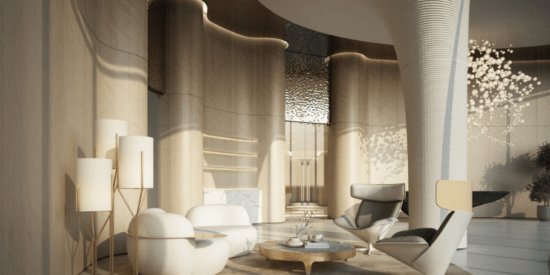 بهو أنيق بتصميم عصري في ساس هيلز