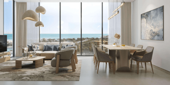 Florine Beach Residences: Modern 1-3BR homes with beach views.