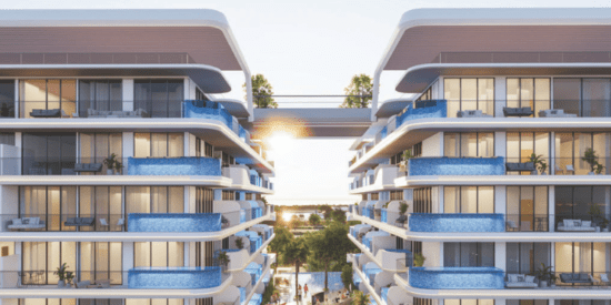 Spacious 1, 2, and 3-bedroom apartments with private pools in Samana Ocean Pearl 2.