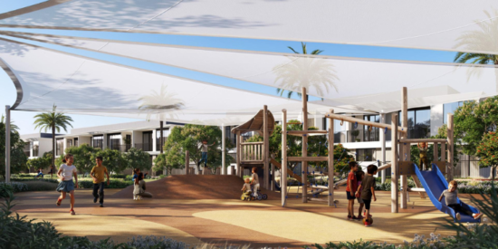 Children’s play area in the family-friendly Greenspoint community
