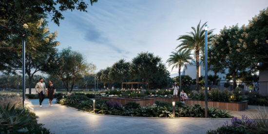 BBQ areas and outdoor seating for social gatherings at Greenspoint