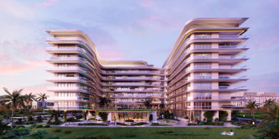 Bond Enclave Arjan exterior view showcasing modern architecture and luxury apartments