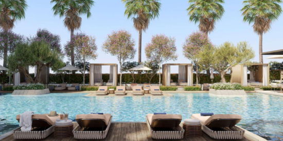 Infinity Swimming Pool: Panoramic views of the city skyline. 