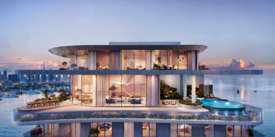 Branded by Beyond’s Sensia Apartments offer stylish waterfront living.
