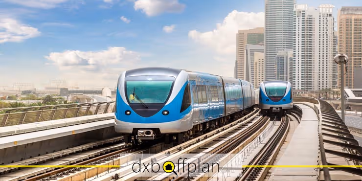 تأثير الخط الأزرق لمترو دبي على سوق العقارات