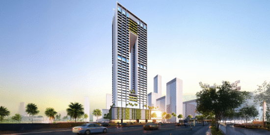 برج سكاي جيت في مثلث قرية جميرا، دبي