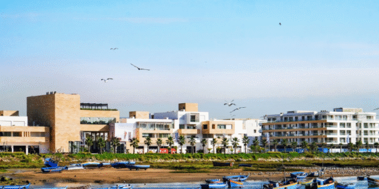 The Marina Front in La Marina, Rabat