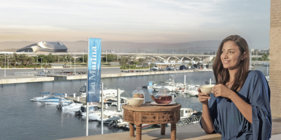 The Marina Front in La Marina, Rabat