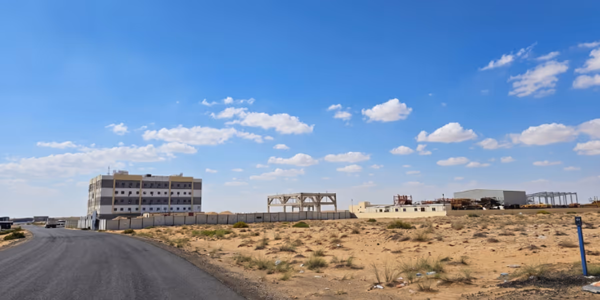 زمین صنعتی برای اجاره در منطقه اللیان 1