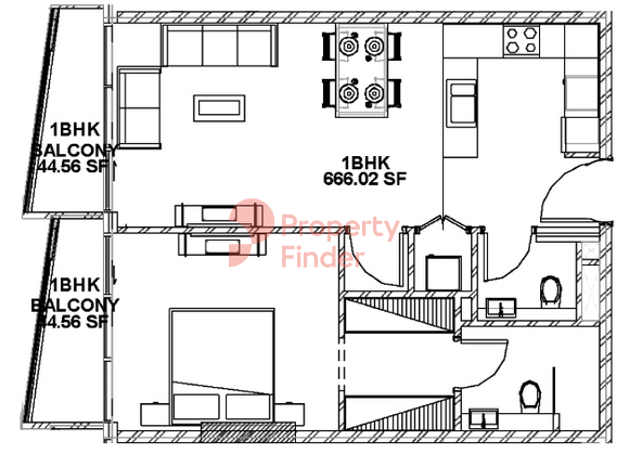 1 Bedroom Apartment