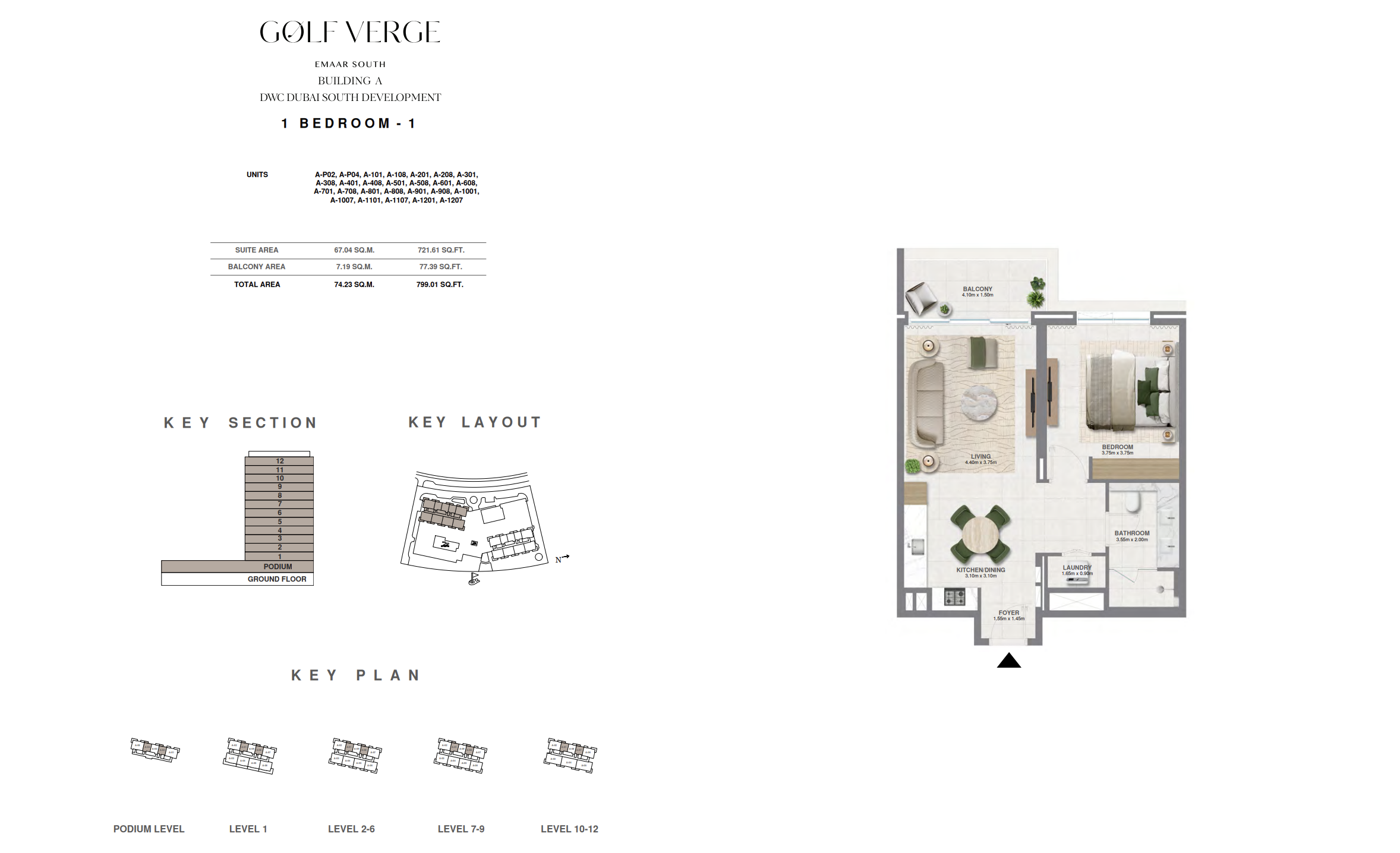 Type 1 | 1 BR
