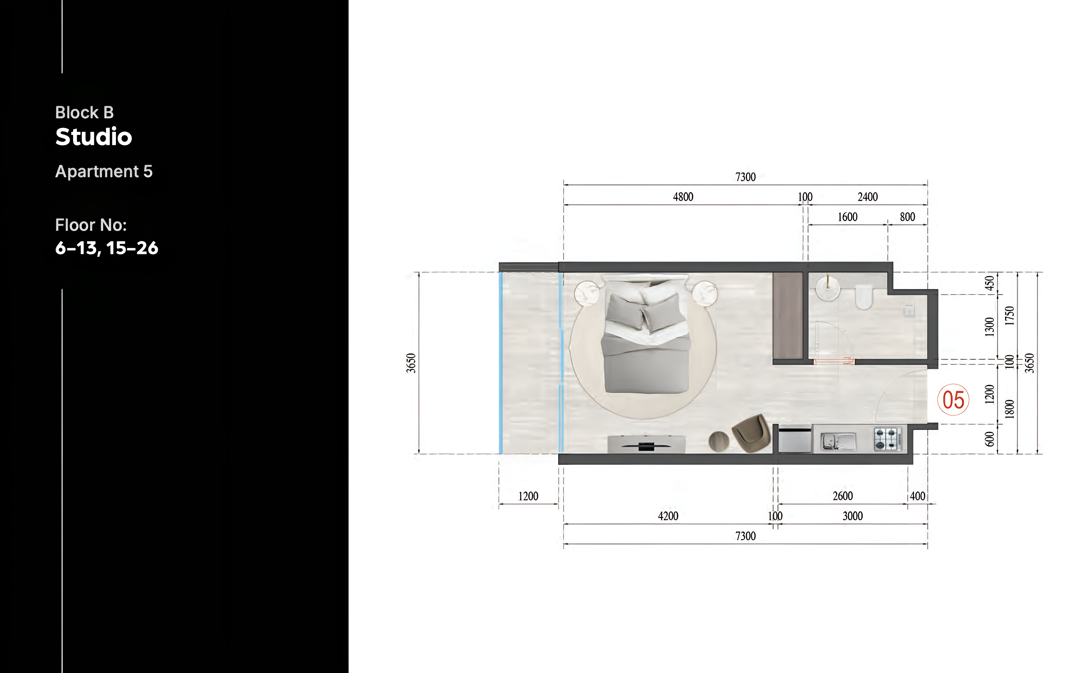 Block B Studio - Appartment 5
