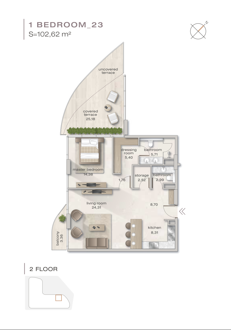 1 Bedrooms _23