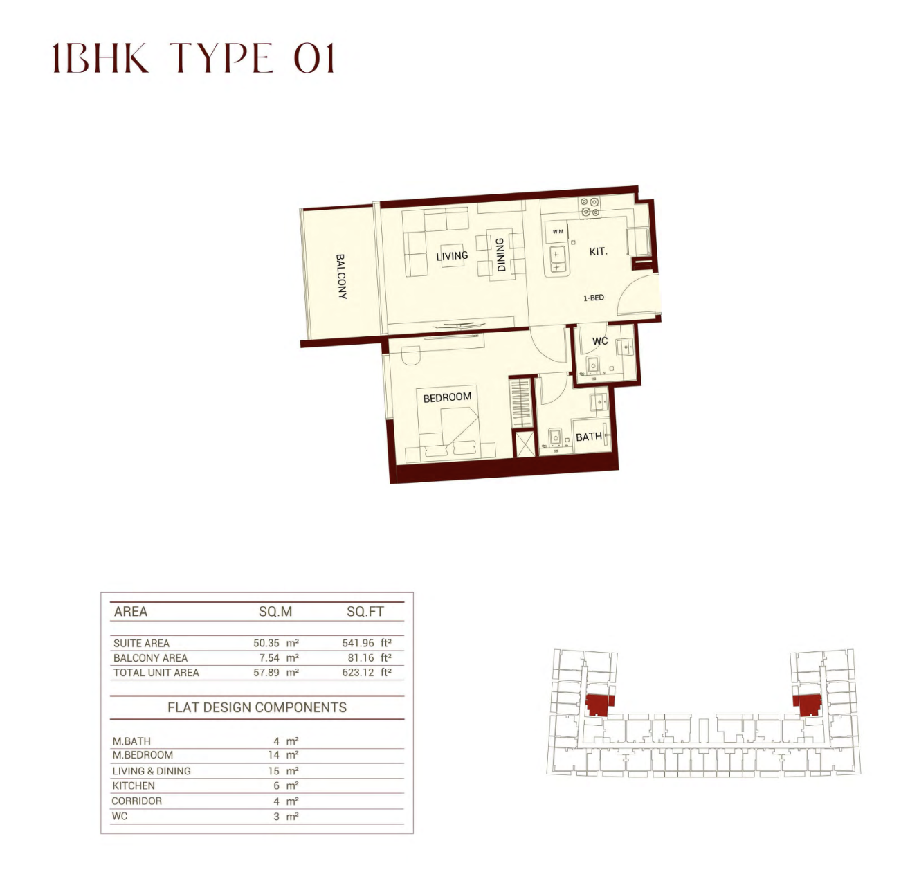 1BHK Type 01