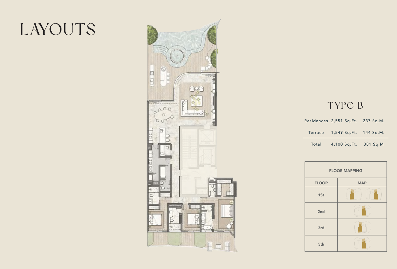 3 Bedroom Penthouse