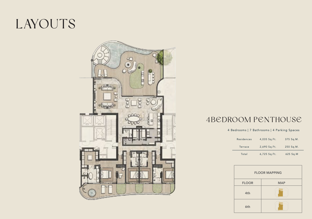 4 Bedroom Penthouse