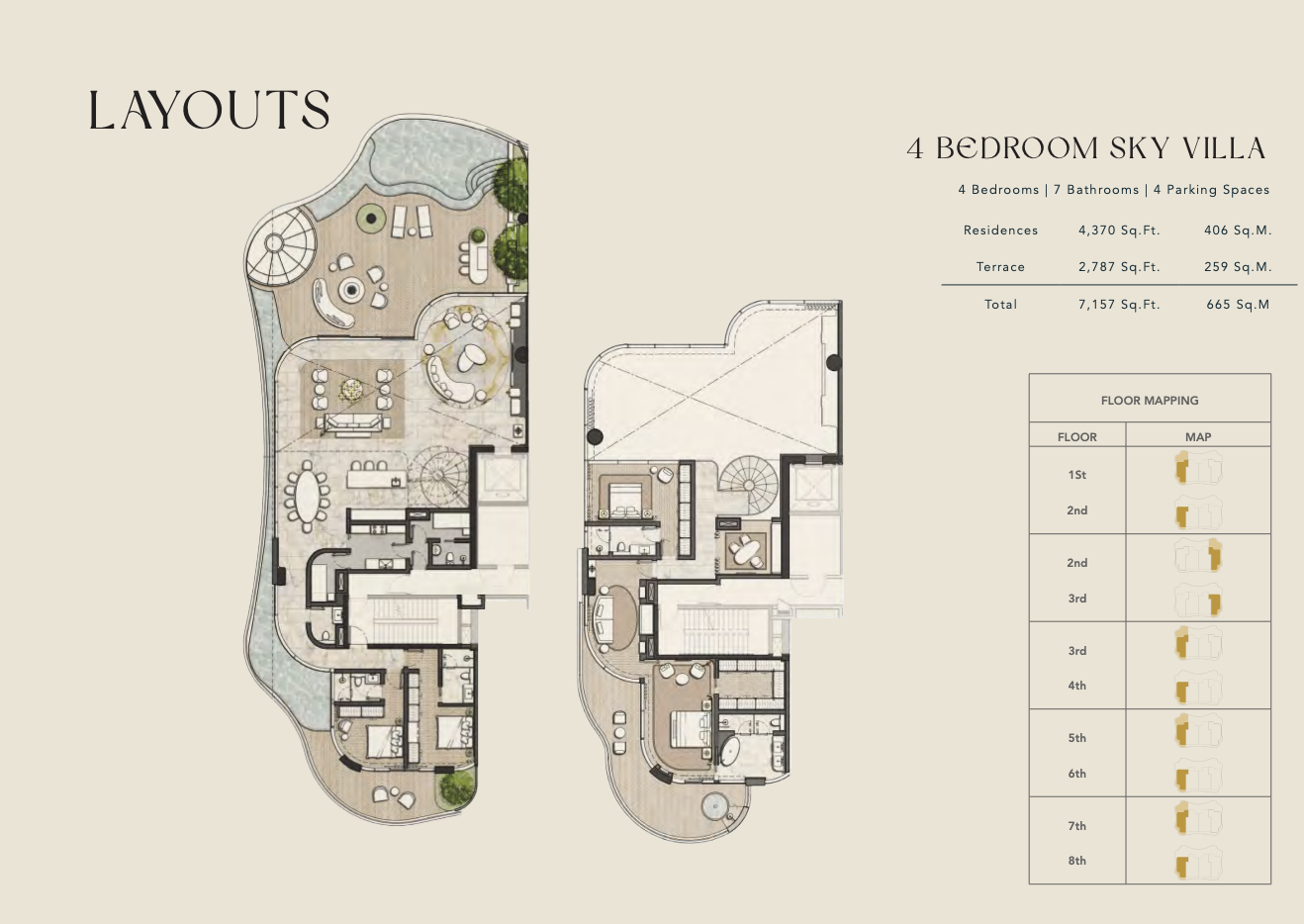 4 Bedroom Penthouse