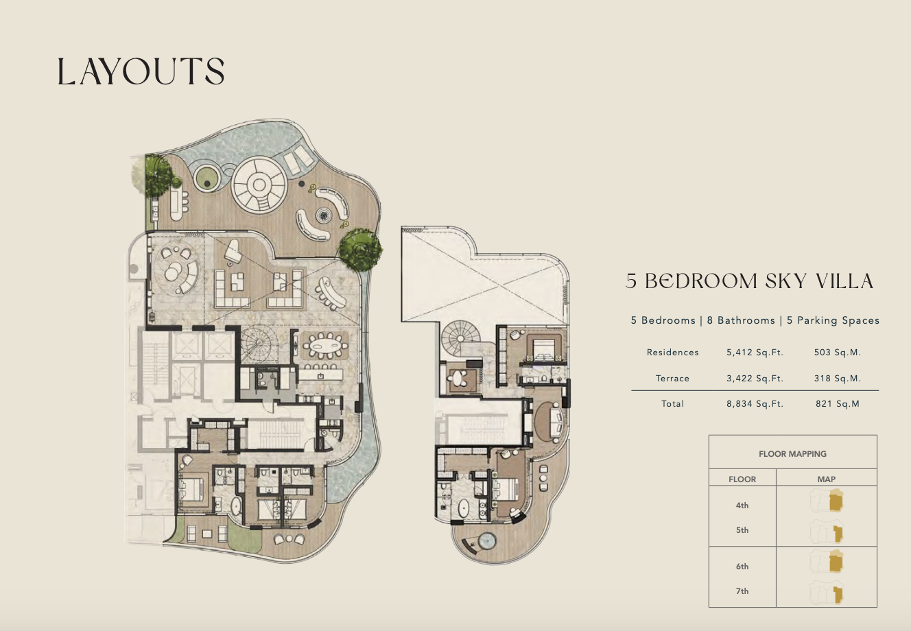 5 Bedroom Penthouse
